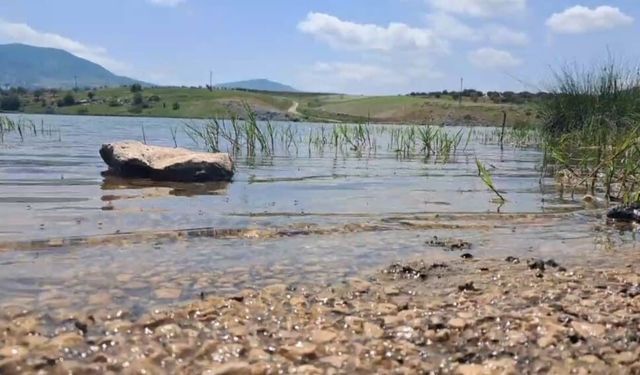 Kilis'te yağışlar göletlerde su seviyesini yükseltti