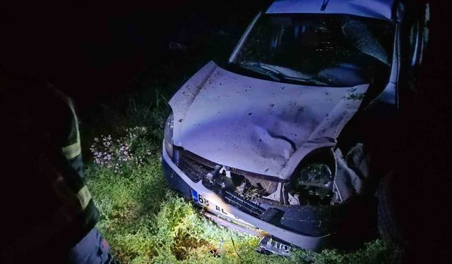 Mardin'de hafif ticari araç şarampole devrildi: 4 yaralı