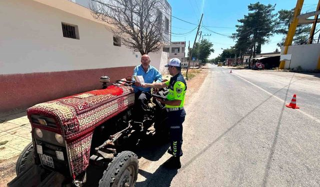 Tarım sezonunun başlamasıyla traktörler denetlendi
