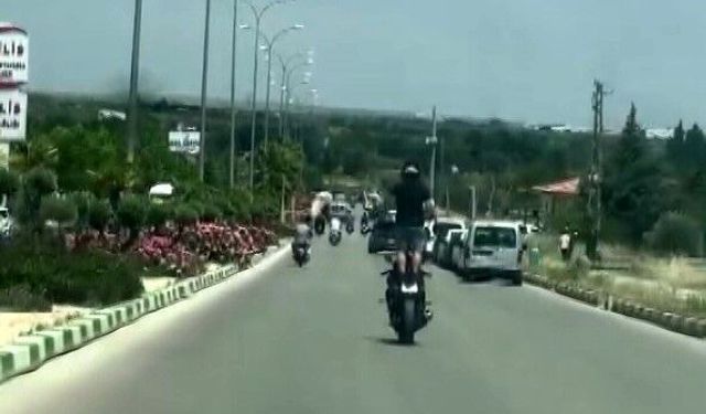 Trafikte akrobatik hareket yapan motosikletliye 46 bin TL ceza