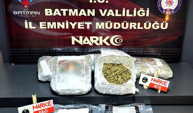 Batman'da tır dorsesinde 13 kilo narkotik ele geçirildi