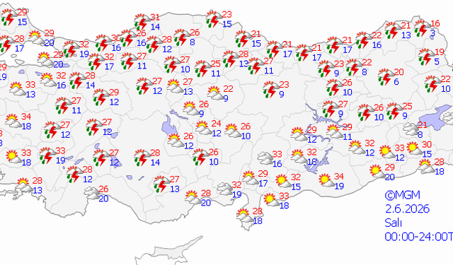 Bingöl’de hava 28 dereceye çıkacak! Yağışlı günler artıyor