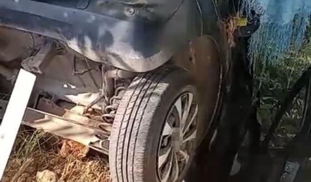 Bingöl'de iki otomobil çarpıştı: 2 kişi yaralandı