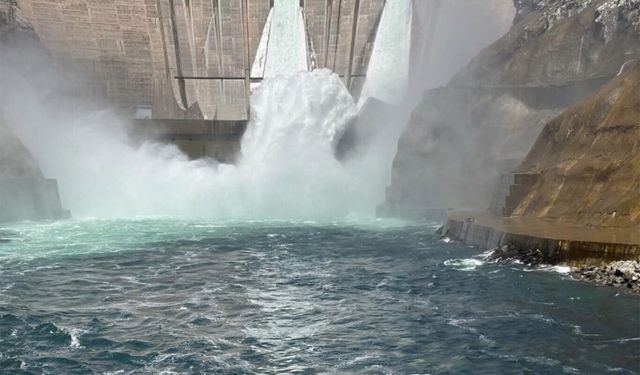 Diyarbakır'daki barajda su tahliyesi devam ediyor