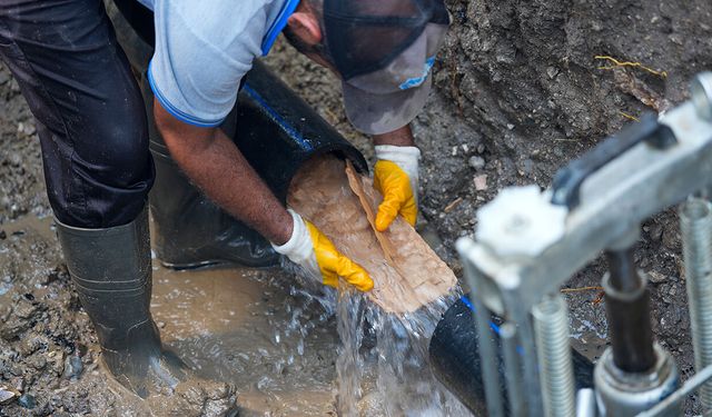 Silvan'da içme suyu şebekesinde kireç temizliği başlatıldı