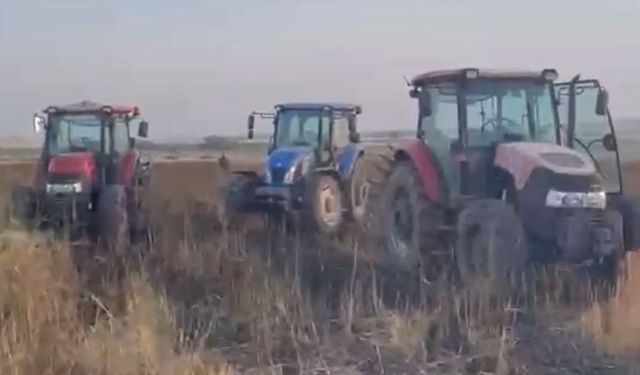 Diyarbakır'da mısır tarlası faciayı önledi: Buğday tarlası kül olurken 35 yıllık elektrik hattına tepki