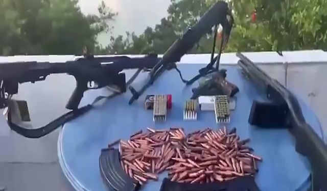 Gaziantep'te silah operasyonunda bir şüpheli yakalandı