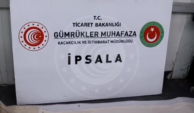 İpsala Kapısı'nda 3 milyar liralık narkotik madde yakalandı