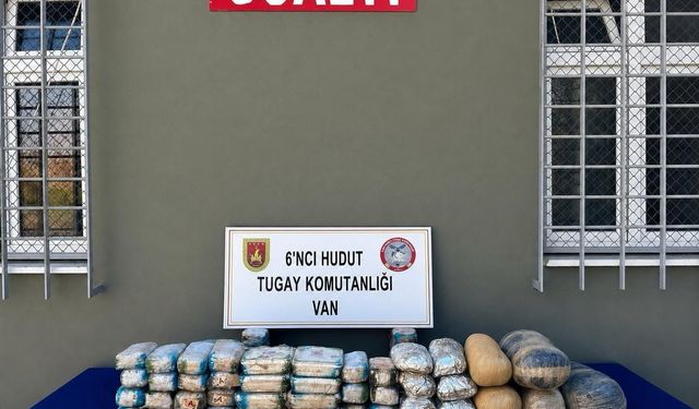 Van sınırında 44 kilodan fazla narkotik madde ele geçirildi