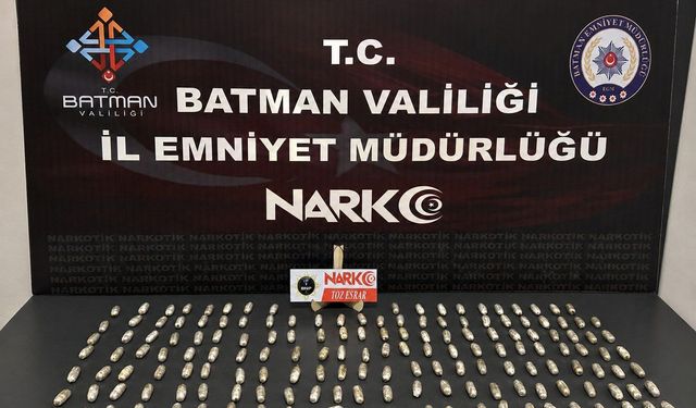 Batman’da narkotik madde operasyonu: 4 şüpheli tutuklandı