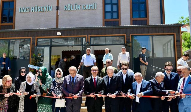 Hacı Hüseyin Kölük Camii dualarla ibadete açıldı