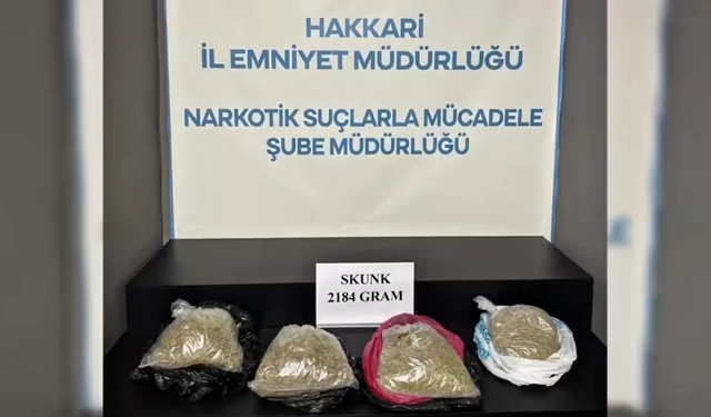 Hakkari’de 4 zehir taciri tutuklandı