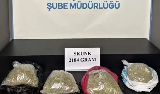 Hakkari’de 2 kilogram skunk ele geçirildi: 4 tutuklama