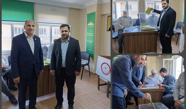 HÜDA PAR'ın Genç İlçe Kongresinde Yusuf Doğru güven tazeledi