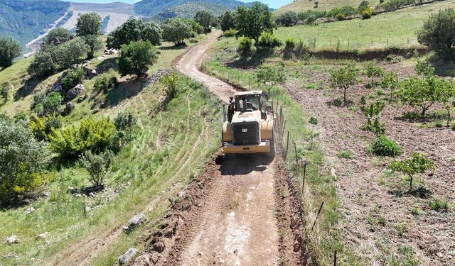 Siirt'te tarımsal üretim yollarında çalışmalar sürüyor