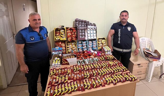 Son tüketim tarihi geçen ürünlere el konuldu!