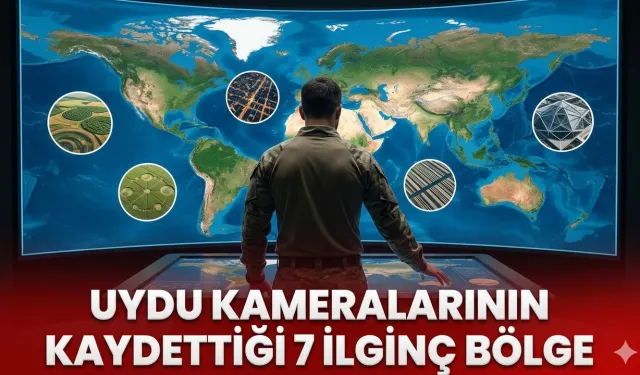 Uydu kameralarının kaydettiği 7 ilginç bölge