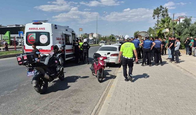 Kaza sonrası yaşanan gerginliğe polis müdahale etti
