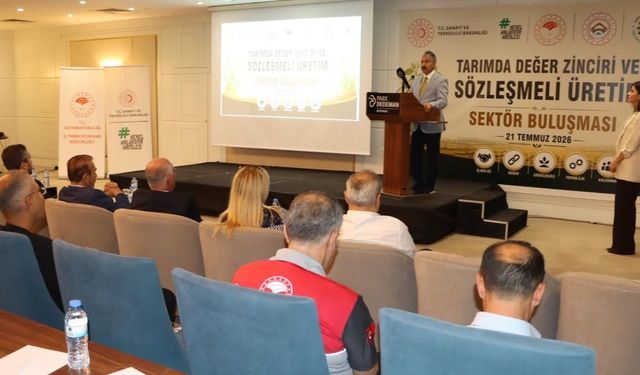 Tarım sektör temsilcileri Adıyaman'da bir araya geldi