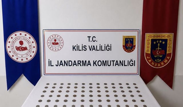 Ticari takside 107 tarihi sikke ele geçirildi