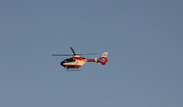 Ağır yaralanan çocuk için hava ambulansları seferber oldu