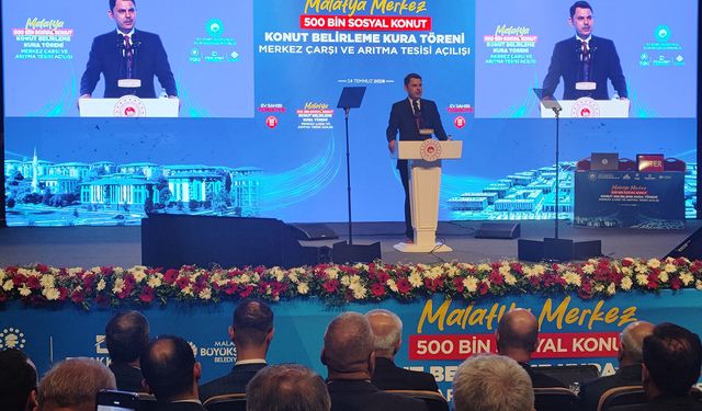Bakan Kurum, Malatya'da asrın inşasını anlattı
