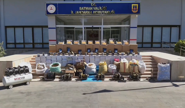Batman'da binlerce kaçak ürün ele geçirildi