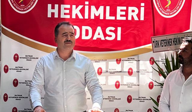 Batman Veteriner Hekimleri Odası'nın hizmet binası açıldı