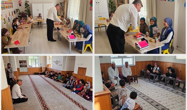 Belediye Başkanı Özhan, çocuklara eğitimin ve okumanın önemini anlattı