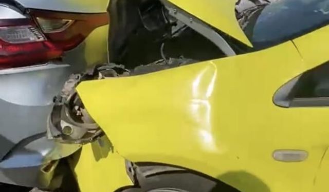 Bingöl'de 4 araçlı zincirleme kaza