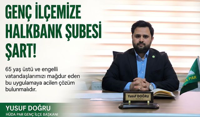 Bu ilçede engelli ve yaşlıların maaşlarını alabileceği banka şubesi yok!