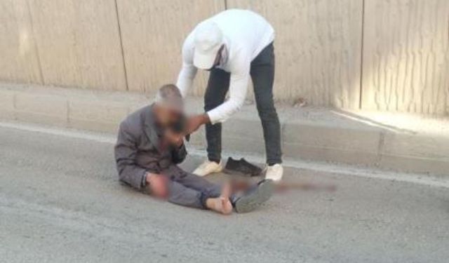 Elazığ’da bir vatandaş, katlı kavşaktan düştü