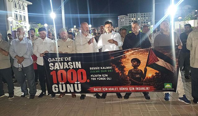 Gazze katliamına tepki: Vahşete sessiz kalan hesap verecek