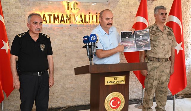 Batman'da bin 744 aranan şahıs yakalandı