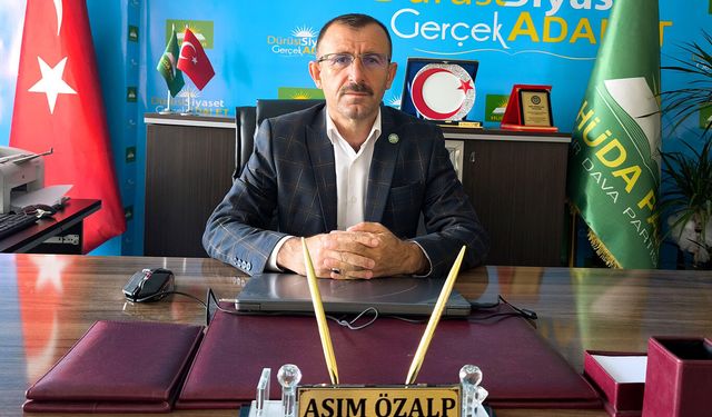 HÜDA PAR İdil İlçe Başkanlığından köy yolları için 'Adalet ve Denetim' mesajı