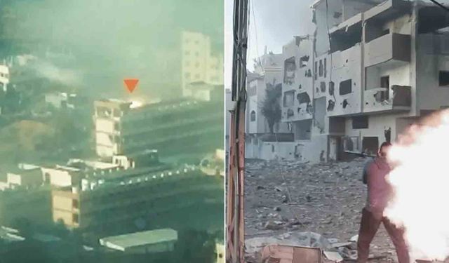 Kassam Gazze kentindeki çatışmaların görüntülerini yayımladı