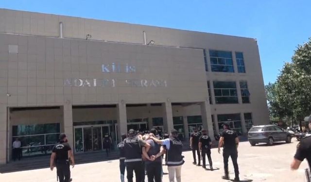 Kilis’te suç örgütü operasyonu: 9 kişi tutuklandı