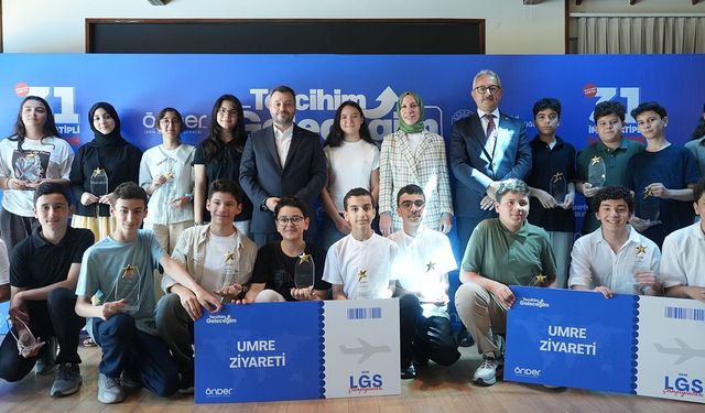 LGS şampiyonu imam hatiplilere umre ödülü