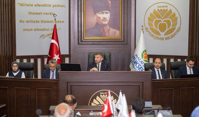 Malatya Belediyesi Meclis Toplantılarının birleşimi yapıldı