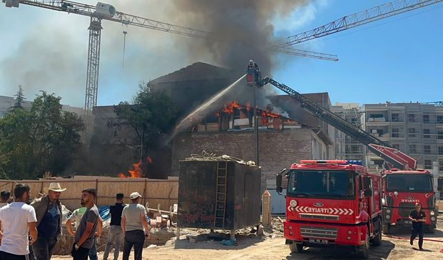 Malatya'da müstakil evde korkutan yangın
