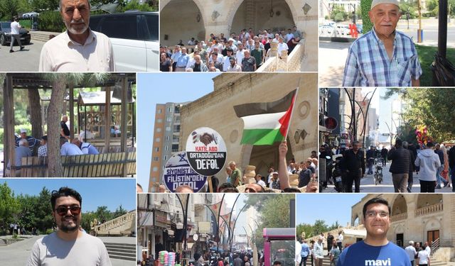 Mardin halkı: Gazze'yi daima gündemimizde tutmamız gerekiyor