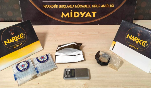 Mardin'de narkotik madde operasyonu: 3 şüpheli yakalandı