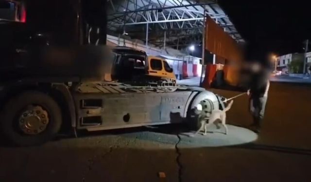 Şırnak'ta tırda 5,8 kilo zehir ele geçirildi