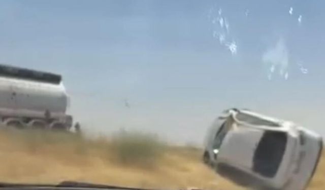 Siverek'te otomobil bankete düştü: 4 yaralı