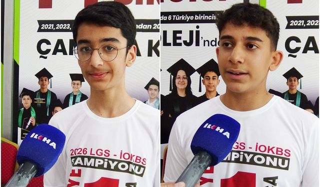 Türkiye birincileri başarılarının sırrını İLKHA'ya anlattı