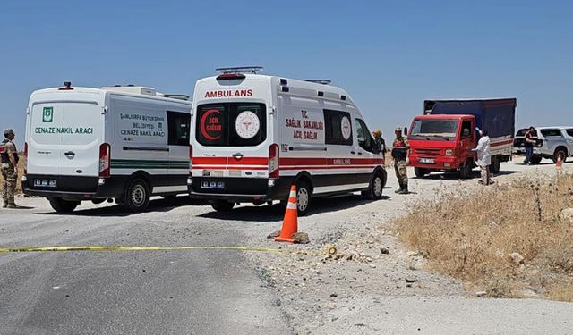 Şanlıurfa'da bir şahıs kamyonette silahla vurulmuş halde bulundu