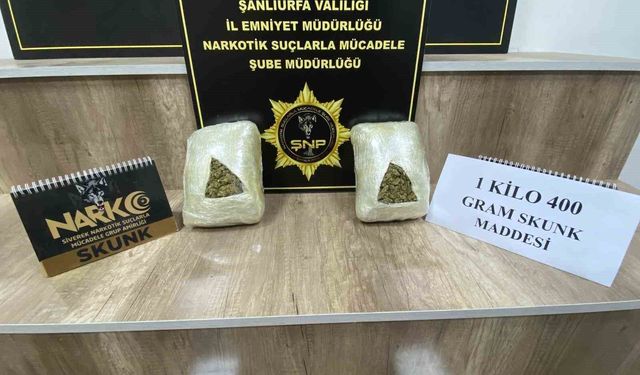 Şanlıurfa'da narkotik operasyonu: 2 tutuklama