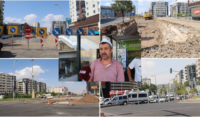 Diyarbakır'da altyapı çalışması uzadı, esnafın işi durma noktasına geldi