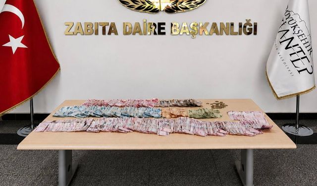 Gaziantep'te dilencilik yapan şahsın üzerinden 64 bin TL çıktı