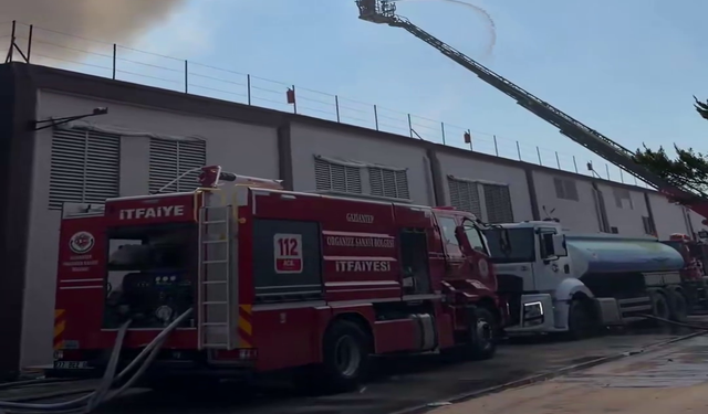 Gaziantep’te pamuk ipliği tesisinde yangın